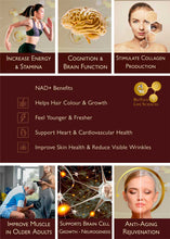 Load image into Gallery viewer, NAD+ NMN Resveratrol Drink & Sublingual Powder - Pharmaceutical Purity >99.5