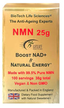 Load image into Gallery viewer, NAD+ NMN Resveratrol Drink & Sublingual Powder - Pharmaceutical Purity >99.5