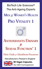 Load image into Gallery viewer, Pro Vitality 1: Fertility, Peri & Menopause - Protect Sexual Organs against Oxidative Damage - Unisex