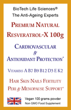 Load image into Gallery viewer, FEEL ALIVE - NMN-XR: NMN Resveratrol + All Vitamins & Minerals, Anti-Ageing, Energy, Virility & Fertility, Peri & Menopause Support - unisex