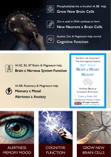 Load image into Gallery viewer, IQ2 NMN - Brain &amp; Heart Health - Grow New Brain Cells - Mental Performance + Exam &amp; Study Aid + Hair Skin
