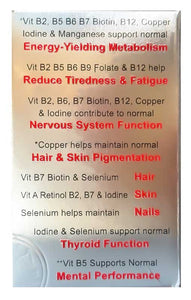Energise-X Drink & Sublingual Powder, NAD+ NMN CoQ10 Vitamins - Increase Energy, Reduce Fatigue - Anti-Ageing
