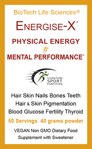 Energise X -  Maximum Performance - Minimum Effort - Reduce Tiredness. Excellent Hair Skin Nails & Bones - Ladies