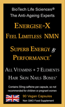 Load image into Gallery viewer, Energise X -  Maximum Performance - Minimum Effort - Reduce Tiredness. Excellent Hair Skin Nails &amp; Bones - Ladies
