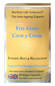 IQ4 - FEEL GOOD, Reduce Stress & Cortisol, Help Sleep, Rest & Relaxation + Adrenal Support