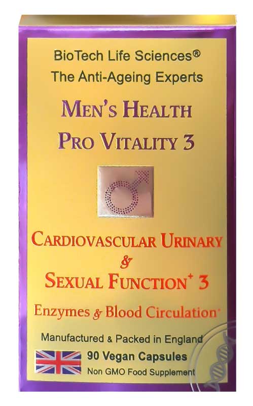 Prostate Vitality 3: Cardiovascular & Sexual Function - help Blood Circulation