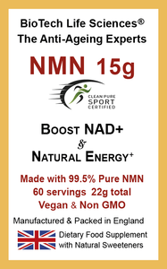 NAD+ NMN Resveratrol Drink & Sublingual Powder - Pharmaceutical Purity >99.5