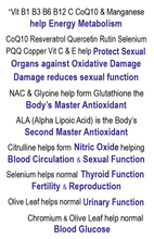 Load image into Gallery viewer, Pro Vitality 1: Fertility, Peri &amp; Menopause - Protect Sexual Organs against Oxidative Damage - Unisex
