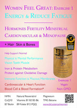 Load image into Gallery viewer, Women Superb Performance &amp; Energy Professional Gift Set- Energy Metabolism, Reduce Tiredness &amp; Fatigue, Help Nervous System &amp; Immune System Function

