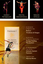 Load image into Gallery viewer, FEEL GREAT Energise 1 -  Increase Energy, Brain &amp; Heart Health - Hair Skin Fertility &amp; Menopause - 1,000 mg NMN CoQ10 Magnesium All Vitamins &amp; Minerals
