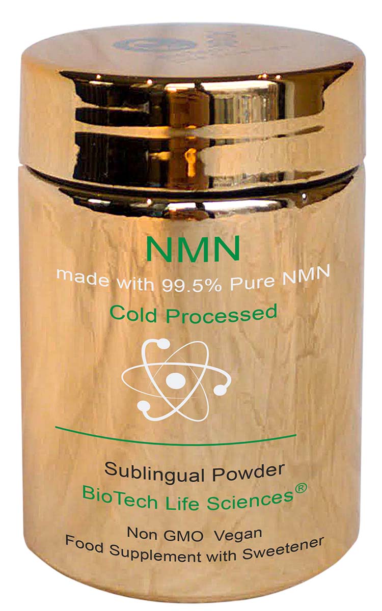 NAD+ NMN Resveratrol Drink & Sublingual Powder - Pharmaceutical Purity >99.5