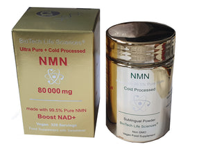 NAD+ NMN Resveratrol Drink & Sublingual Powder - Pharmaceutical Purity >99.5% Supplements